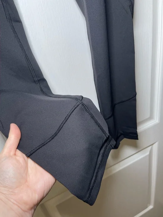 Lululemon In Movement Tight 25” Everlux Black Leggings Size 8 Ankle Length - Picture 13 of 16
